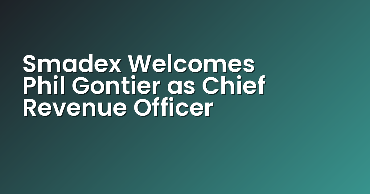 Phil Gontier, Director de Ingresos de Smadex