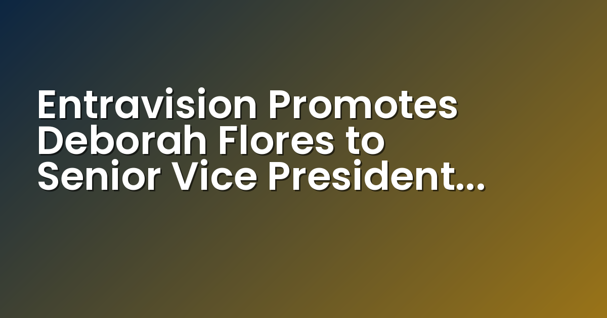 Debbie Flores, Vicepresidenta Senior de Soluciones de Marketing Integrado. (Foto: Business Wire)